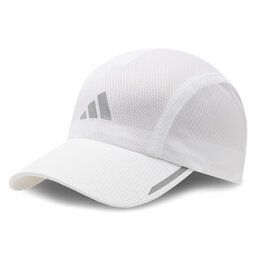 adidas Gorra con visera adidas Running AEROREADY Four-Panel Mesh Cap HR7053 Blanco