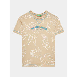 United Colors Of Benetton United Colors Of Benetton Футболка 34D3G109I Бежевий Regular Fit