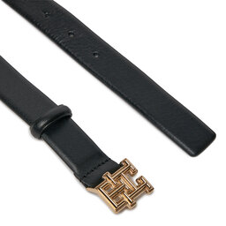 

Жіночий ремінь Tommy Hilfiger Th Logo Bombe 2.5 AW0AW16028 Black BDS, Чорний