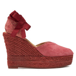 Manebi Alpargatas Manebi Hamptons Heart-Shaped Wedge Espadrilles W 2.1 WH Rosa