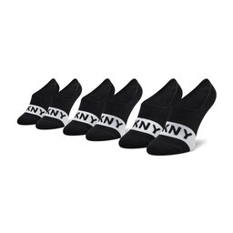 DKNY 3 pares de calcetines tobilleros para hombre DKNY Lexington S5_6201T_DKY Black