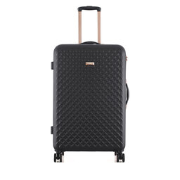 Semi Line Μεγάλη Βαλίτσα Semi Line T5718-3 Μαύρο