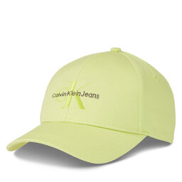 Calvin Klein Jeans Czapka z daszkiem Calvin Klein Jeans Monogram Cap K60K610280 Zielony