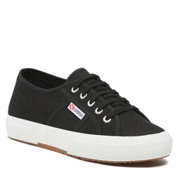 Superga Textilskor Superga 2750 New Plus S2126KW Black/Fwhite F83