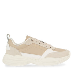 

Снікерcи Tommy Hilfiger Essential Lthr Runner FW0FW07587 Merino ABO, Бежевий