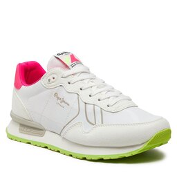 Pepe Jeans Снікерcи Pepe Jeans Brit Neon W PLS40011 White 800