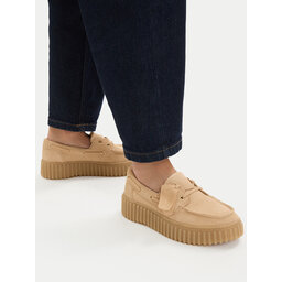 Clarks Туфлі Clarks Torhill Boat 26186301 Бежевий
