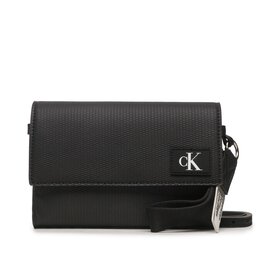 Calvin Klein Jeans Handväska Calvin Klein Jeans Tagged Ew Flap Phone Xbody K60K610883 BDS