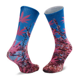 

Високі жіночі шкарпетки HUF Digital Plantlife SK00540 r. OS Pink, Голубий