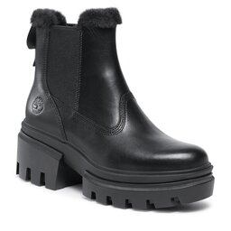 Timberland Botine Timberland Everleigh Bt Wrm Ln Chls TB0A5ZNV0151 Black Full Grain