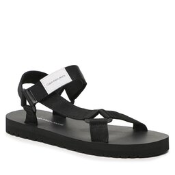 Calvin Klein Jeans Σανδάλια Calvin Klein Jeans Prefresato Webbing Strap Badge YM0YM00639 Black BDS