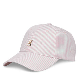 Tommy Hilfiger Шапка с козирка Tommy Hilfiger Premiu Beach AW0AW17141 Розов