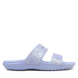 

Шльопанці Crocs Classic Glitter Sandal K 207788 Moon Jelly, Фіолетовий