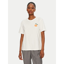 Vila Vila Camiseta Sybil 14097443 Blanco Regular Fit
