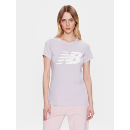 New Balance New Balance Póló Classic Flying Nb Graphic WT03816 Lila Athletic Fit