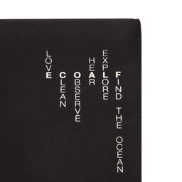 

Сумка Ecoalf Lupitaalf Clutch W/Message BACLLUPIT0923WW22 Black 319, Чорний