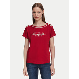Guess Guess Футболка W6YI58 K5317 Темно-червоний Regular Fit