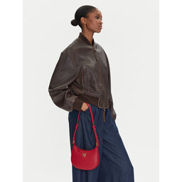 PINKO Handtasche PINKO Half Moon Baby AI 24-25 PLTT 103538 A0F1 Rot