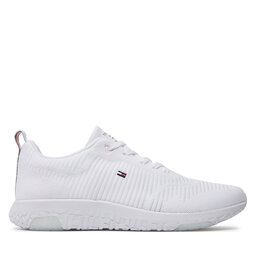 Tommy Hilfiger Sneakers Tommy Hilfiger Corporate Knit Rib Runner FM0FM02838 White YBR