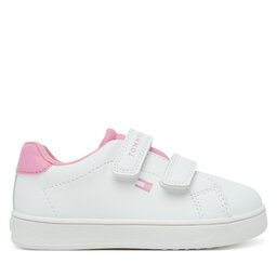 Tommy Hilfiger Sneakersy Tommy Hilfiger Low Cut Velcro Sneaker T1A9-33965-1355 M Biały