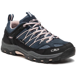 CMP Παπούτσια πεζοπορίας CMP Rigel low Trekking Shoe kids Wp 3Q54554J Asphalt/Rose 54UG