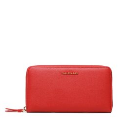 Trussardi Portofel Mare de Damă Trussardi Metal Plate Zip 75W00350 R151