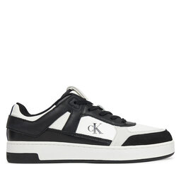 Calvin Klein Jeans Αθλητικά Calvin Klein Jeans Basket Cup Low Laceup Lth Mix YM0YM01308 Λευκό