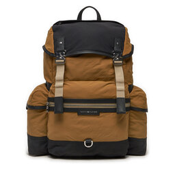 Tommy Hilfiger Hátizsák Tommy Hilfiger Premium Nylon Backpack AM0AM12494 Barna