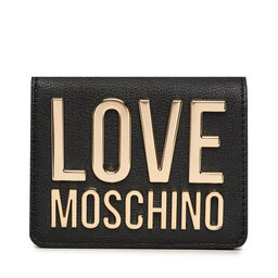 LOVE MOSCHINO Portefeuille femme petit format LOVE MOSCHINO JC5612PP1HLI0000 Nero