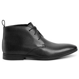 

Черевики Clarks Bampton Up 261449857 Black Leather, Чорний