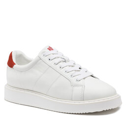 Lauren Ralph Lauren Sneakersy Lauren Ralph Lauren 802912651001 Snow White/Red Sunstone
