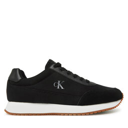 Calvin Klein Jeans Αθλητικά Calvin Klein Jeans Retro Runner Low Laceup Canvas YW0YW01888 Μαύρο
