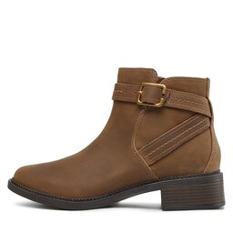 

Ботильйони Clarks Maye Strap 261680794 Dark Tan Leather, Коричневий