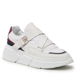 Tommy Hilfiger Zapatillas Tommy Hilfiger Lux Hrdware Sneaker FW0FW07110 White YBS