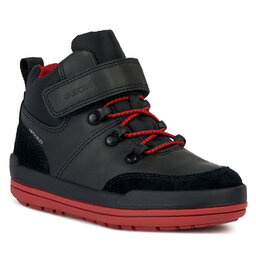 Geox Stivali Geox J Charz Boy B Abx J36F3A 0MEFU C0048 S Black/Red