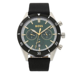 Boss Ρολόι Boss Santiago 1513936 Black/Silver