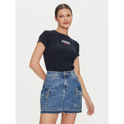 Guess Jeans Guess Jeans Póló W4YI64 KA0H1 Sötétkék Slim Fit