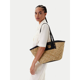 PINKO Handtasche PINKO Love Summer Basket PE 25 PLTT 103324 A1RL Beige