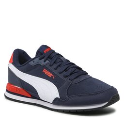 Puma Sneakers Puma St Runner v3 Mesh Jr 385510 09 Peacoat/White/Puma Red