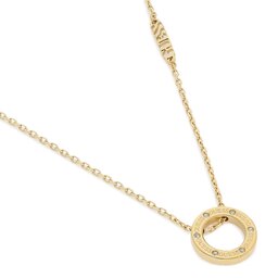 

Намисто Guess Circle Lights JUBN03 168JW YG, Позолота жовтого кольору
