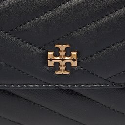 

Сумка Tory Burch Kira Chevron Mini Top Handle Chain Wallet 152356 Black 001, Чорний