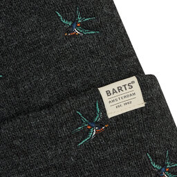 

Шапкa Barts Vison Beanie 31270193 Dark Heather, Чорний