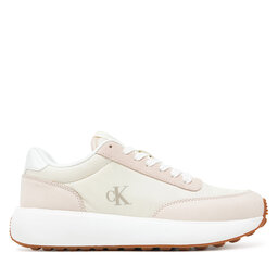 Calvin Klein Jeans Sneakers Calvin Klein Jeans Athleisure Runner Laceup Mix Wn YW0YW01774 Weiß