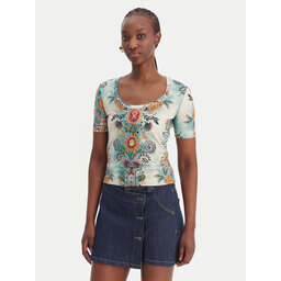 Just Cavalli Just Cavalli Футболка 80PAHE02 CJ112 Кольоровий Slim Fit
