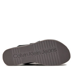 

Шльопанці Calvin Klein Jeans Flatform Sandal Webbing In Mr YW0YW01361 Triple Black 0GT, Чорний