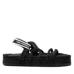 

Еспадрильї KARL LAGERFELD KL80620 Black Rope, Чорний