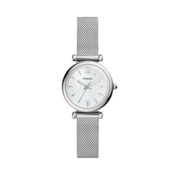 Fossil Orologio Fossil Carlie ES4432 Silver/Silver