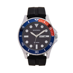 Sekonda Zegarek Sekonda 1580 Granatowy