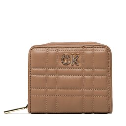 Calvin Klein Голям дамски портфейл Calvin Klein Re-Lock Quilt Z/A Wallet W/F Md K60K610003 RBC