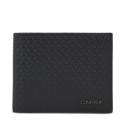 Calvin Klein Чоловічий гаманець Calvin Klein Minimalism Bifold 5Cc W/Coin K50K510896 Black/Tonal Mono 01O